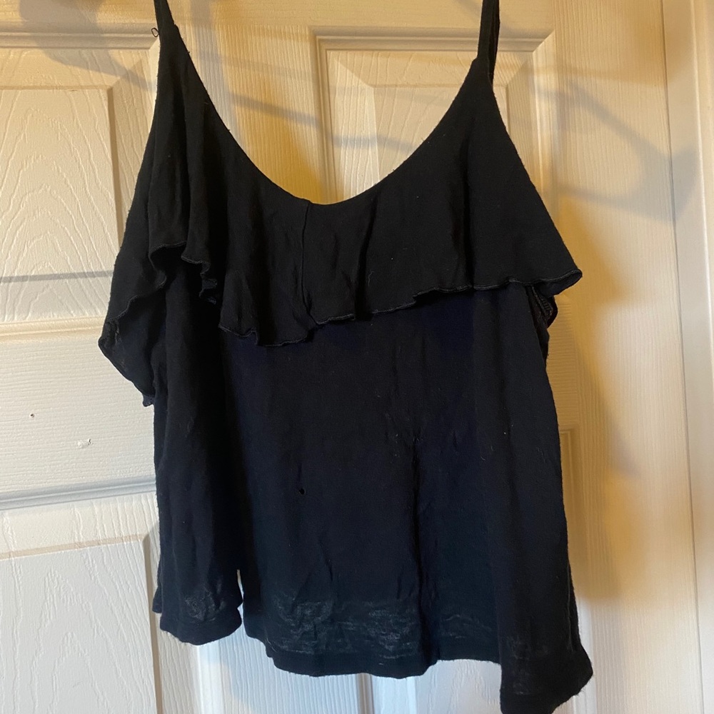 Black tank top